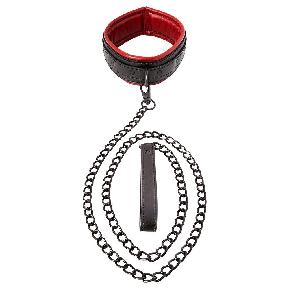 SPORTSHEETS SAFFRON COLLAR & LEASH