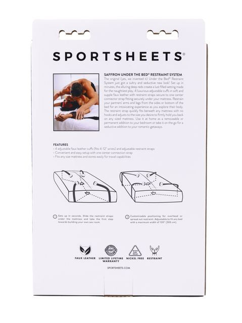 SAFFRON UNDER THE BED RESTRAINT SYSTEM