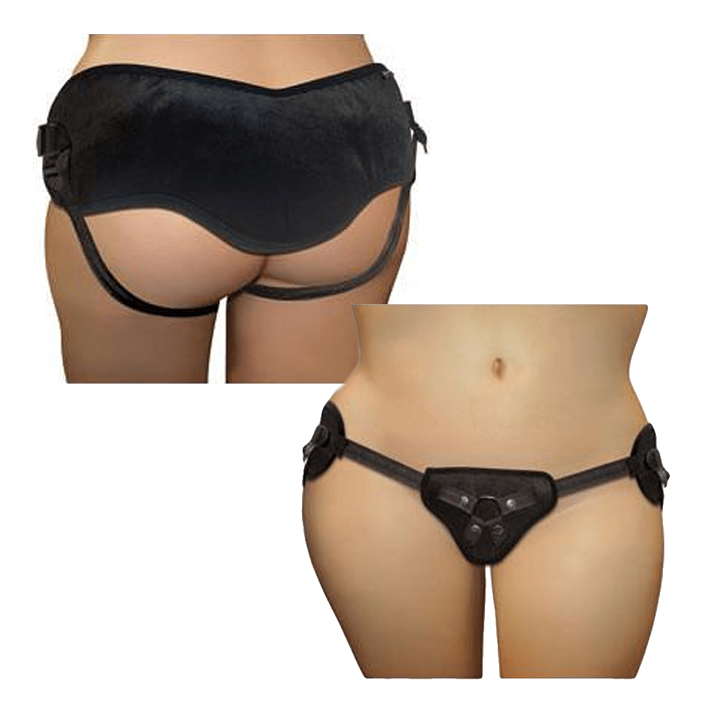 SS PLUS SIZE BEGINNERS BLACK STRAP-ON