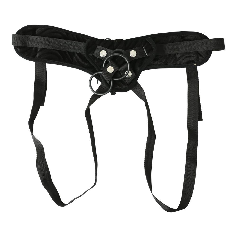 CORSETTE HARNESS BLACK VIBRATING