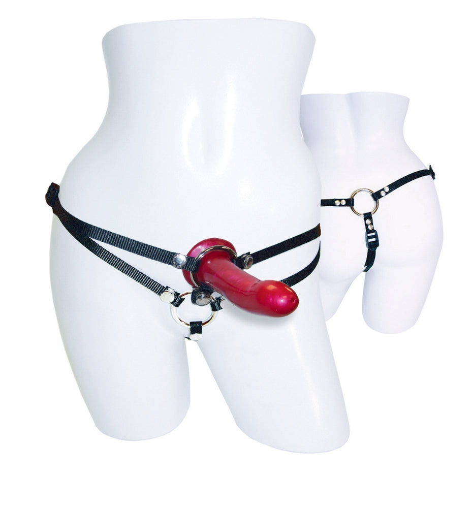 MENAGE A TROIS DOUBLE PEN. HARNESS
