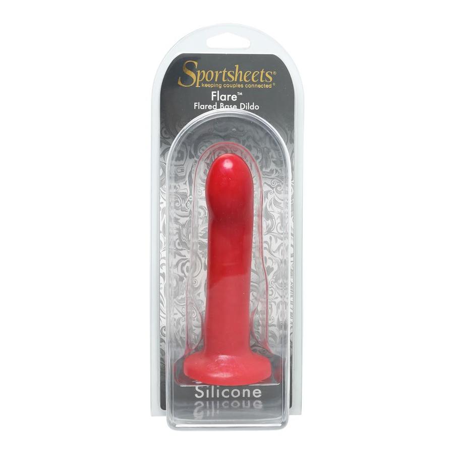 SEDEUX INFLAREIN SILICONE DILDO RED PEARL