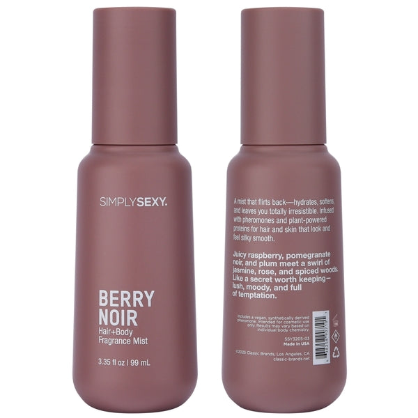 SIMPLY SEXY PHEROMONE HAIR AND BODY MIST BERRY NOIR 3.35OZ