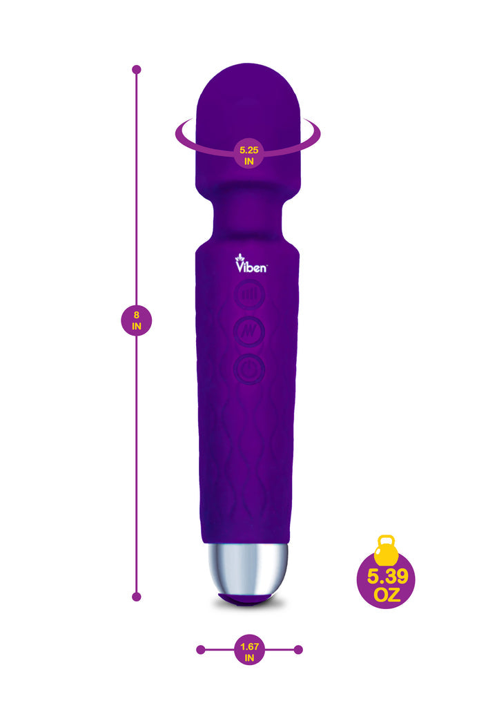 VIBEN TEMPEST INTENSE WAND MASSAGER VIOLET