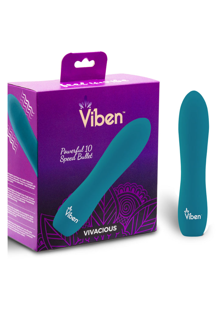 VIBEN VIVACIOUS 10 FUNCTION BULLET OCEAN