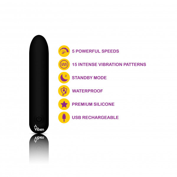 VIBEN BOMBSHELL MIGHTY BULLET BLACK
