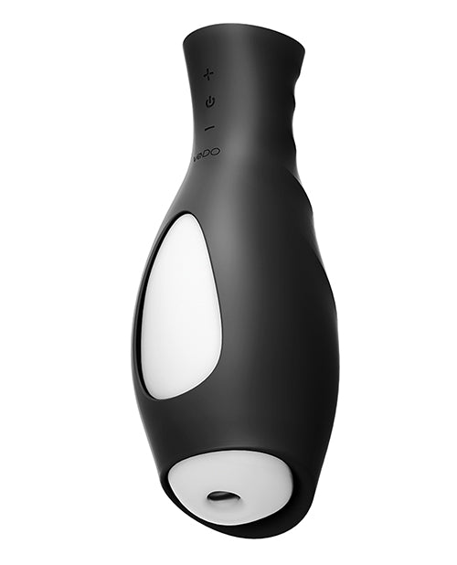 VEDO TORPEDO RECHARGEABLE STROKER JUST BLACK W/ GLOW SLEEVE