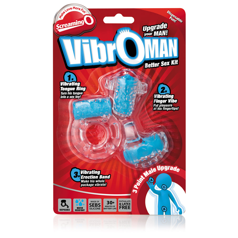 SCREAMING O VIBRO MAN BLUE