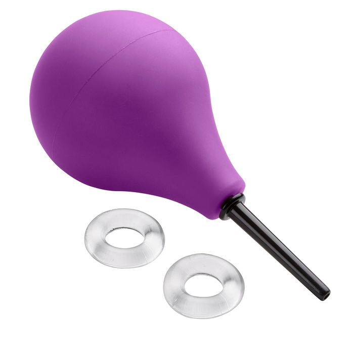 CLOUD 9 FRESH + DELUXE ANAL SOFT TIP ENEMA DOUCHE 7.6 OZ W/ EZ SQUEEZE BULB & 2 C-RINGS