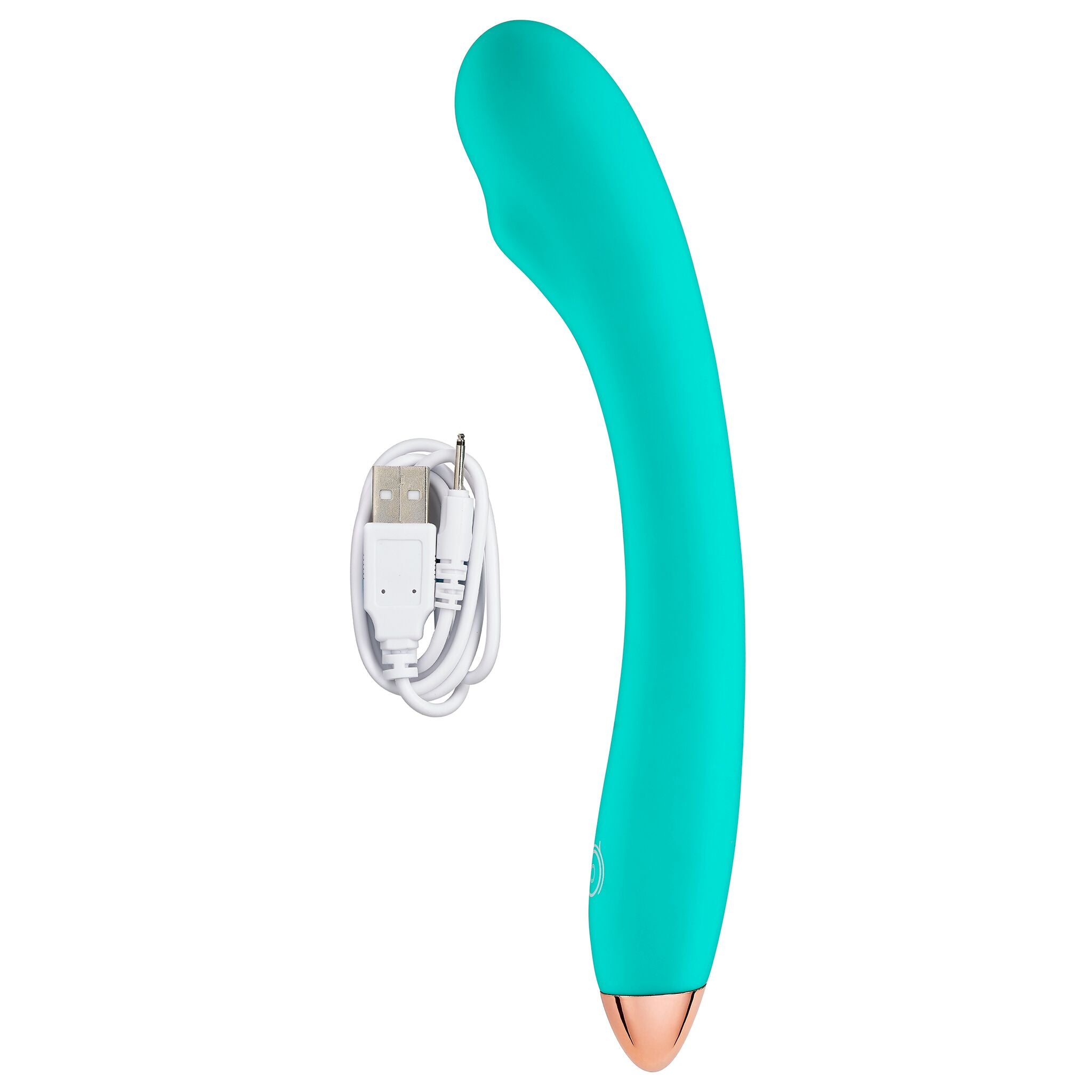 CLOUD 9 RECHARGEABLE G-SPOT SLIM 8IN SINGLE MOTOR TEAL