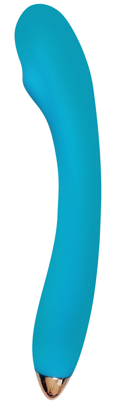 CLOUD 9 HEALTH & WELLNESS RECHARGEABLE G-SPOT SLIM 8IN SINGLE MOTOR AQUA BLUE