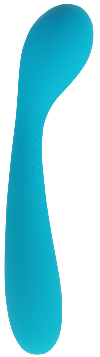 CLOUD 9 HEALTH & WELLNESS RECHARGEABLE G-SPOT SLIM 7IN DUAL MOTORS AQUA BLUE