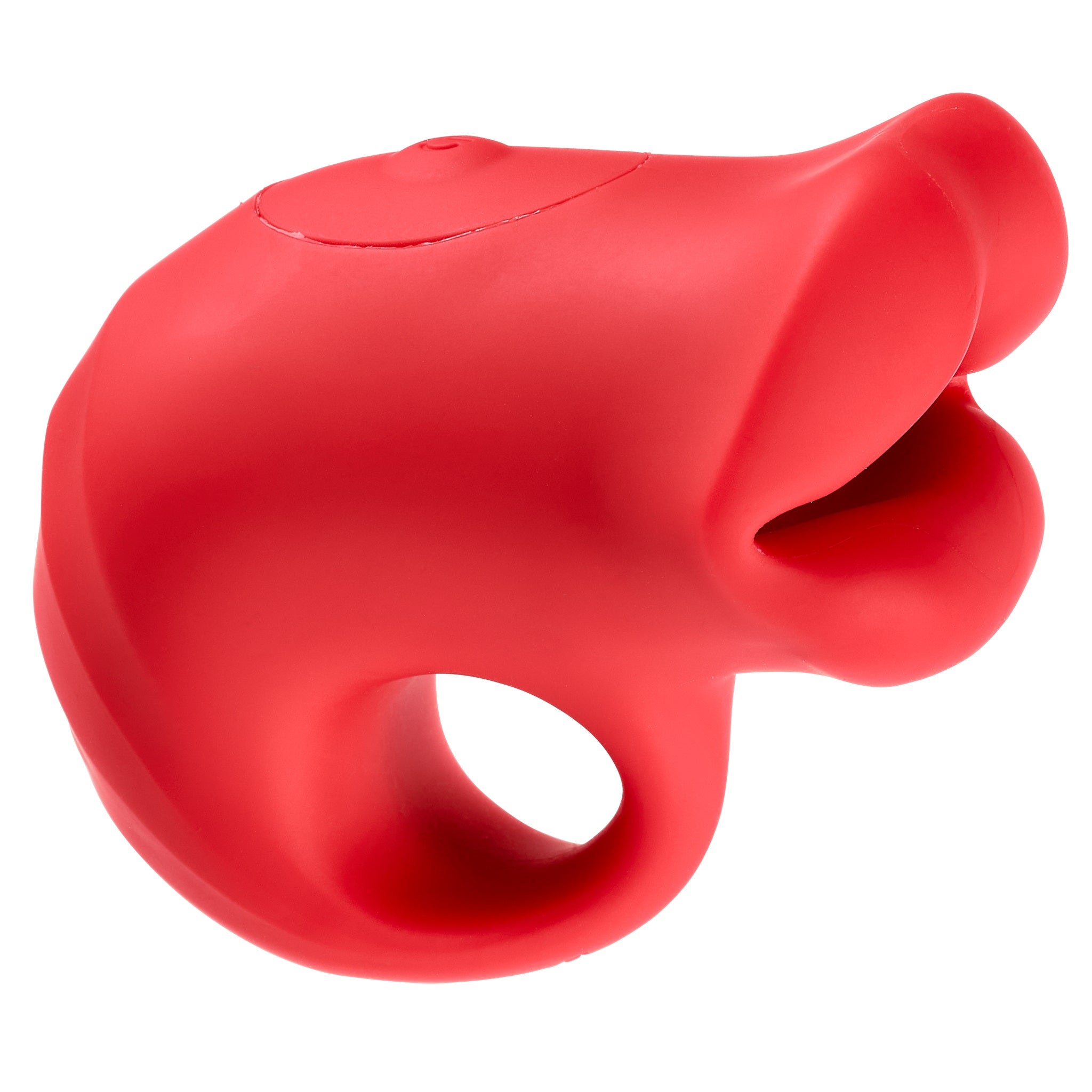 PUCKER UP LIPS WITH ERGONOMIC FINGER HOLD RED