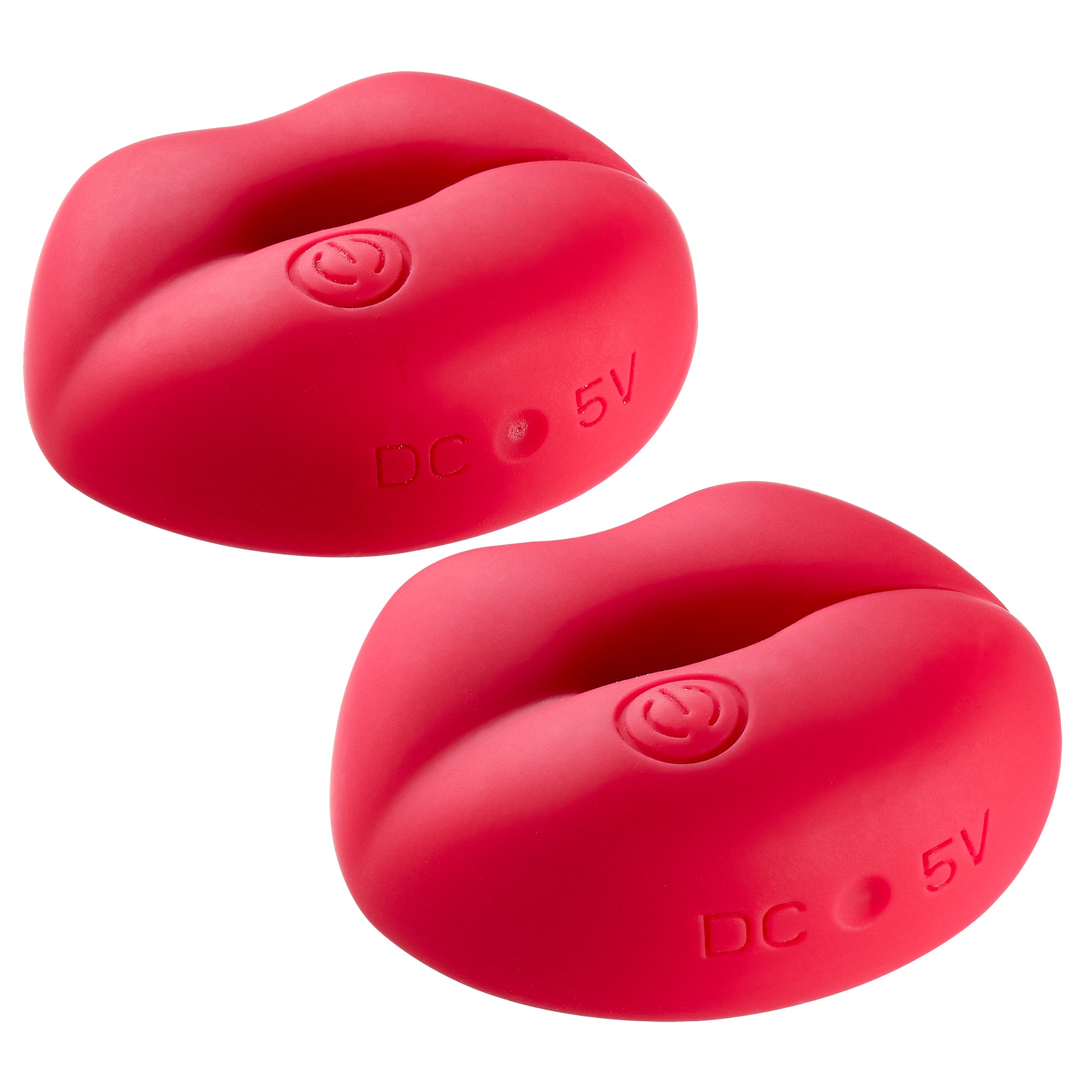 CLOUD 9 NAUGHTY NIPS VIBRATING NIPPLE CLAMP PAIR RED