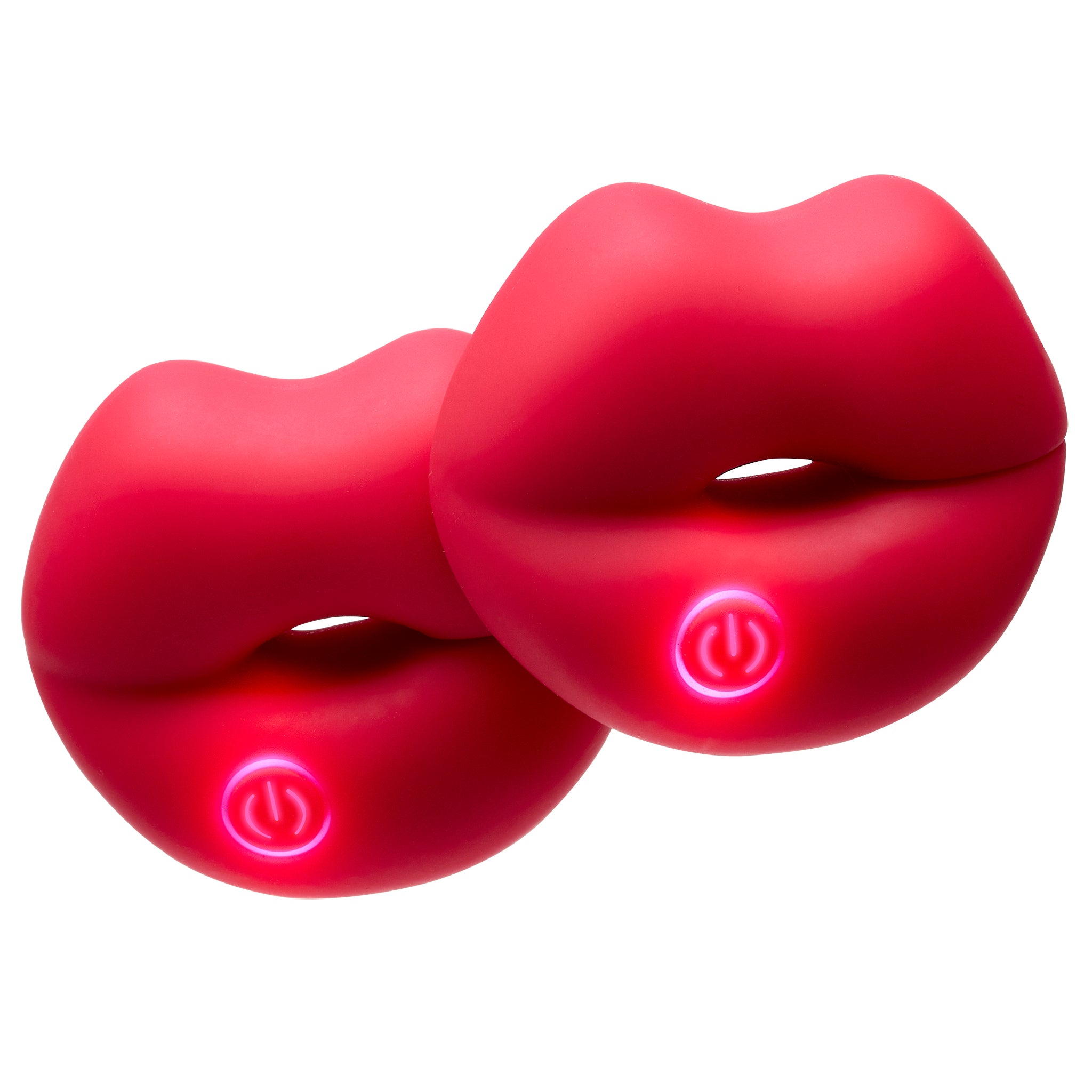 CLOUD 9 NAUGHTY NIPS VIBRATING NIPPLE CLAMP PAIR RED