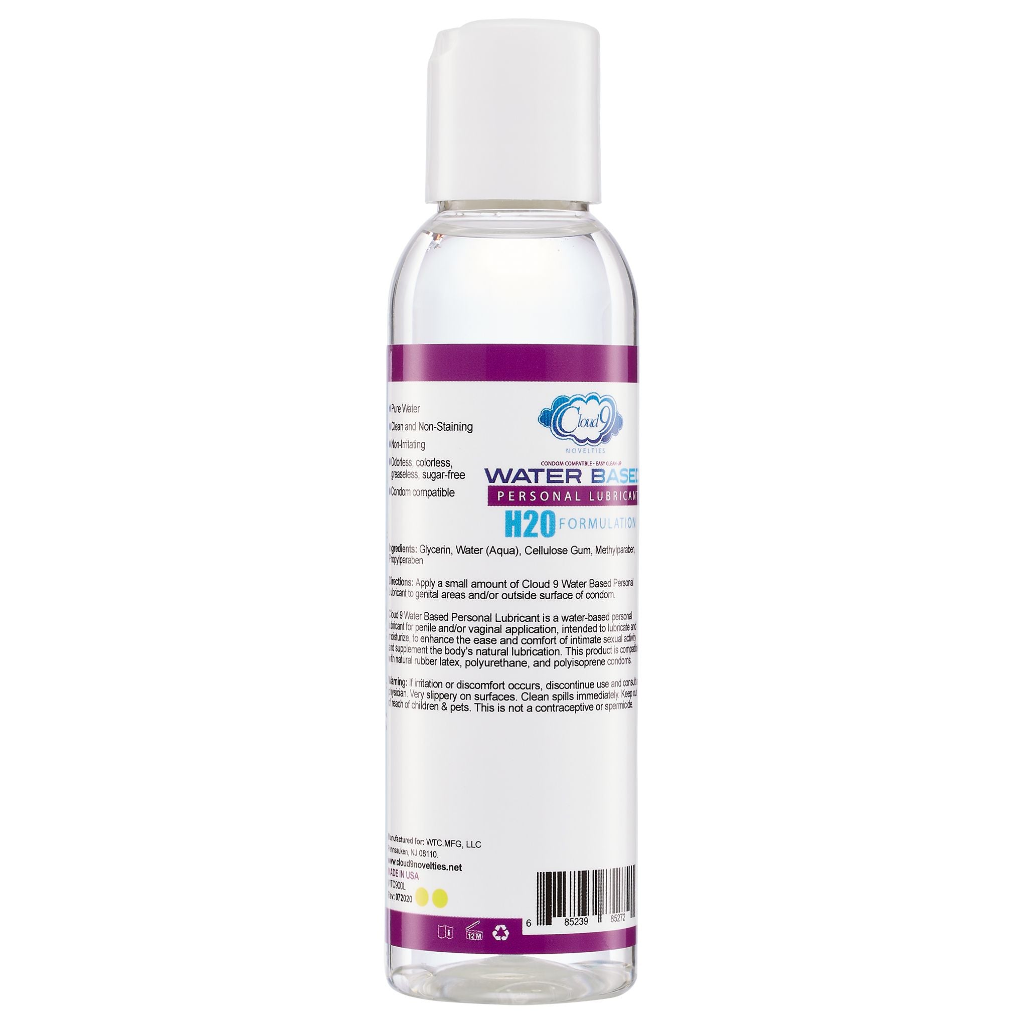 CLOUD 9 WATER BASED PERSONAL LUBRICANT 4 OZ