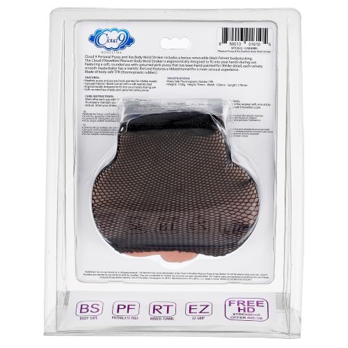 CLOUD 9 PLEASURE PUSSY & ASS BODY MOLD STROKER TAN
