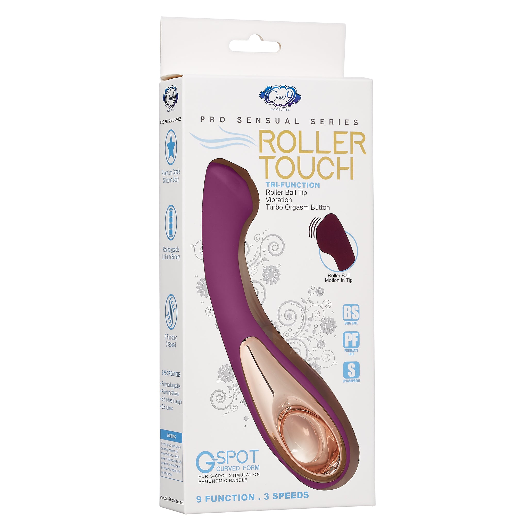 CLOUD 9 PRO SENSUAL ROLLER BALL G TURBO PLUM