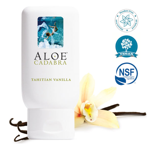 Aloe Cadabra Organic Lube Tahitian Vanilla 2.5oz