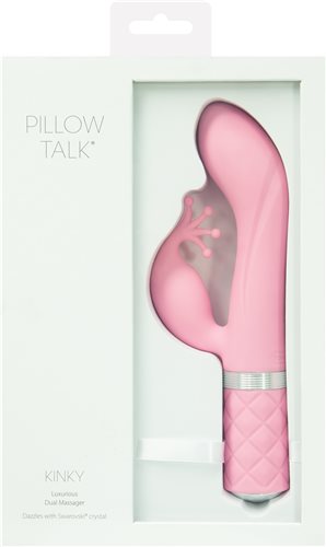 Pillow Talk Kinky Clitoral W/ Swarovski Crystal Pink