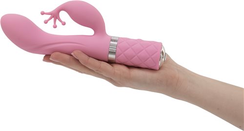 Pillow Talk Kinky Clitoral W/ Swarovski Crystal Pink