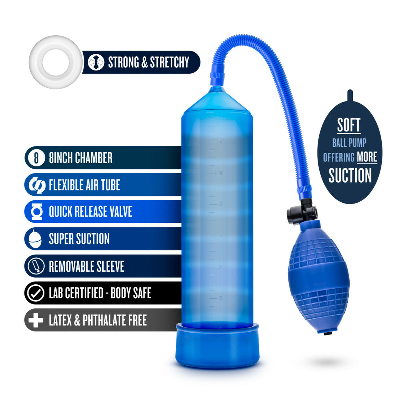 Performance Vx101 Enhancement Pump Blue