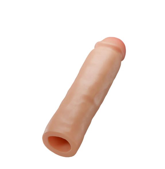 Performance Plus 2in Silicone Penis Xtender Beige