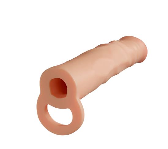 Performance Plus 2.5in Silicone Penis Xtender Beige