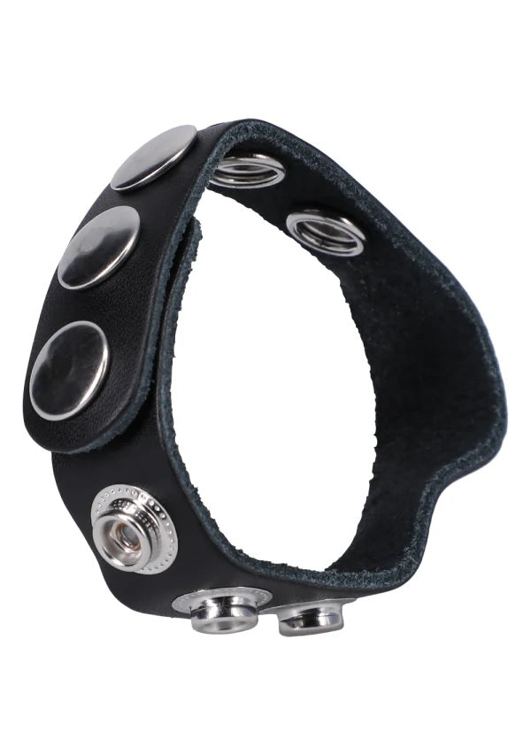 Rock Solid Leather 5 Snap Black