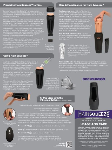 Main Squeeze Jessie Andrews Pussy Stroker