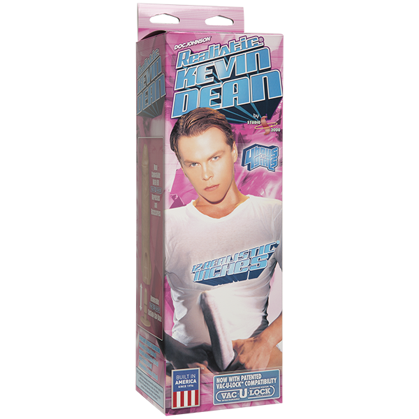Kevin Dean 12  Cock With Removable Vac-u-lock Suction Cup