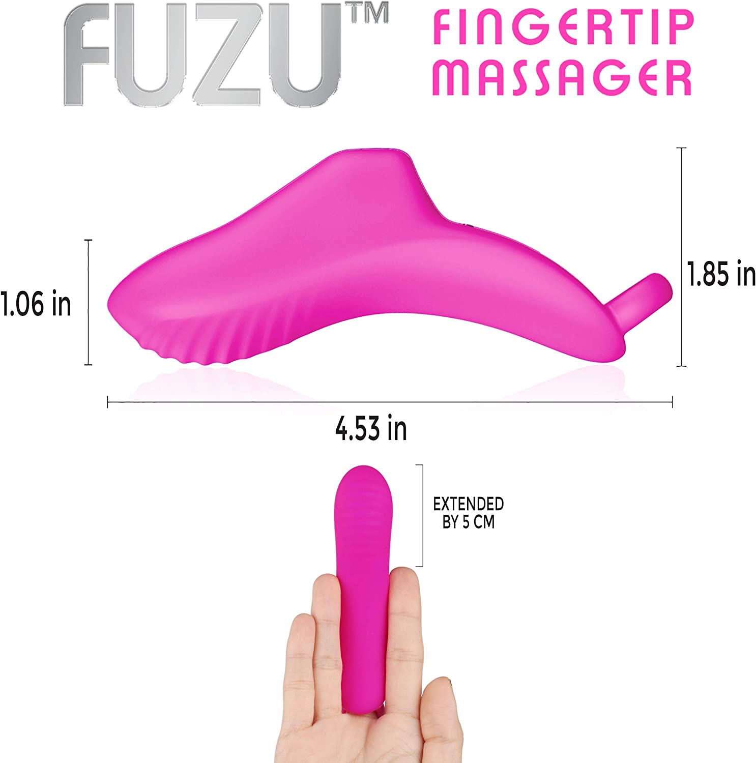 Fuzu Sensa Skin Activated Fingertip Vibe Pink