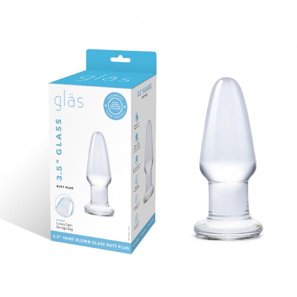 Glas Glass Butt Plug 3.5 
