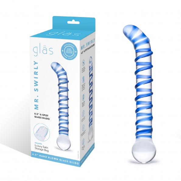 Glas Mr. Swirly 6.5 G-spot Glass Dildo 