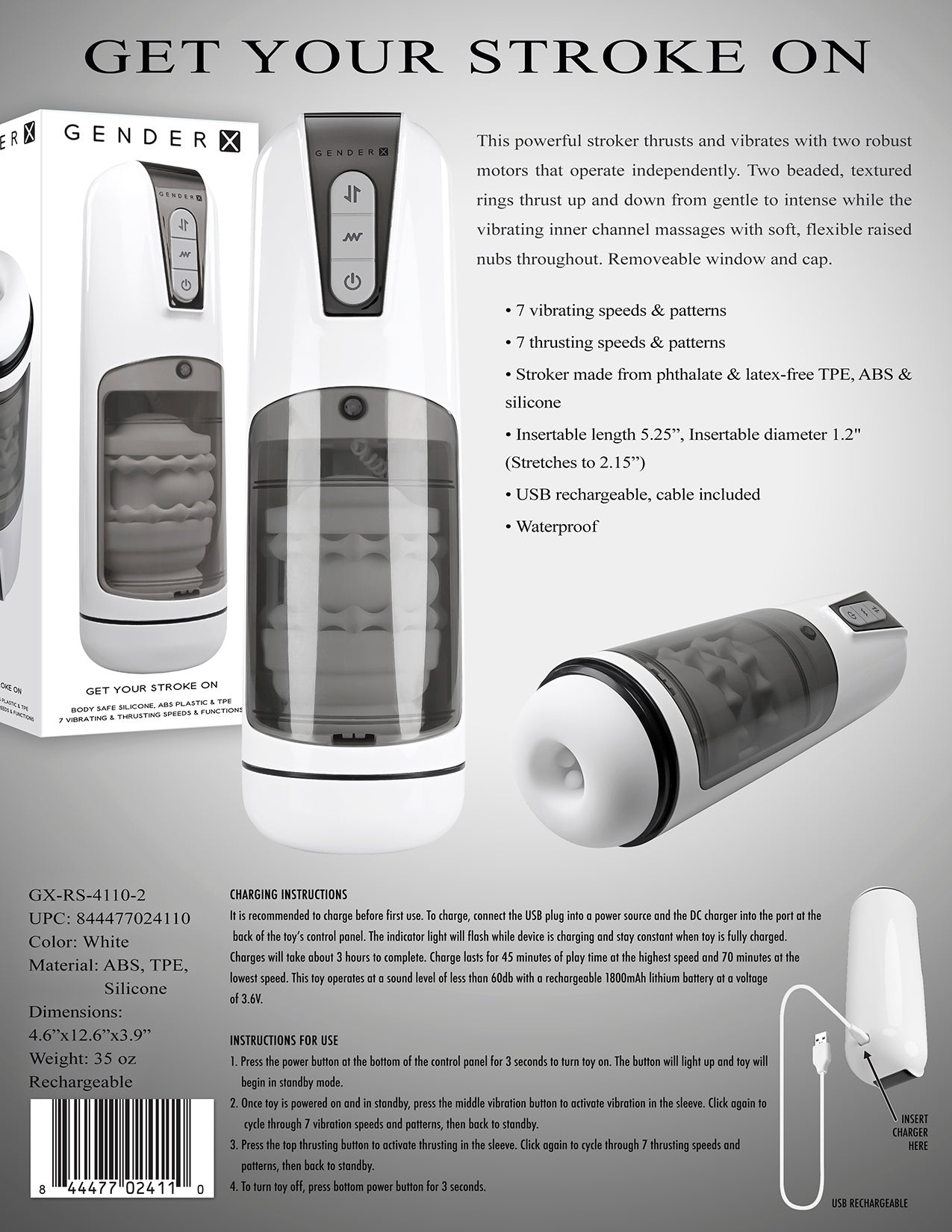 Gender X Get Your Stroke On