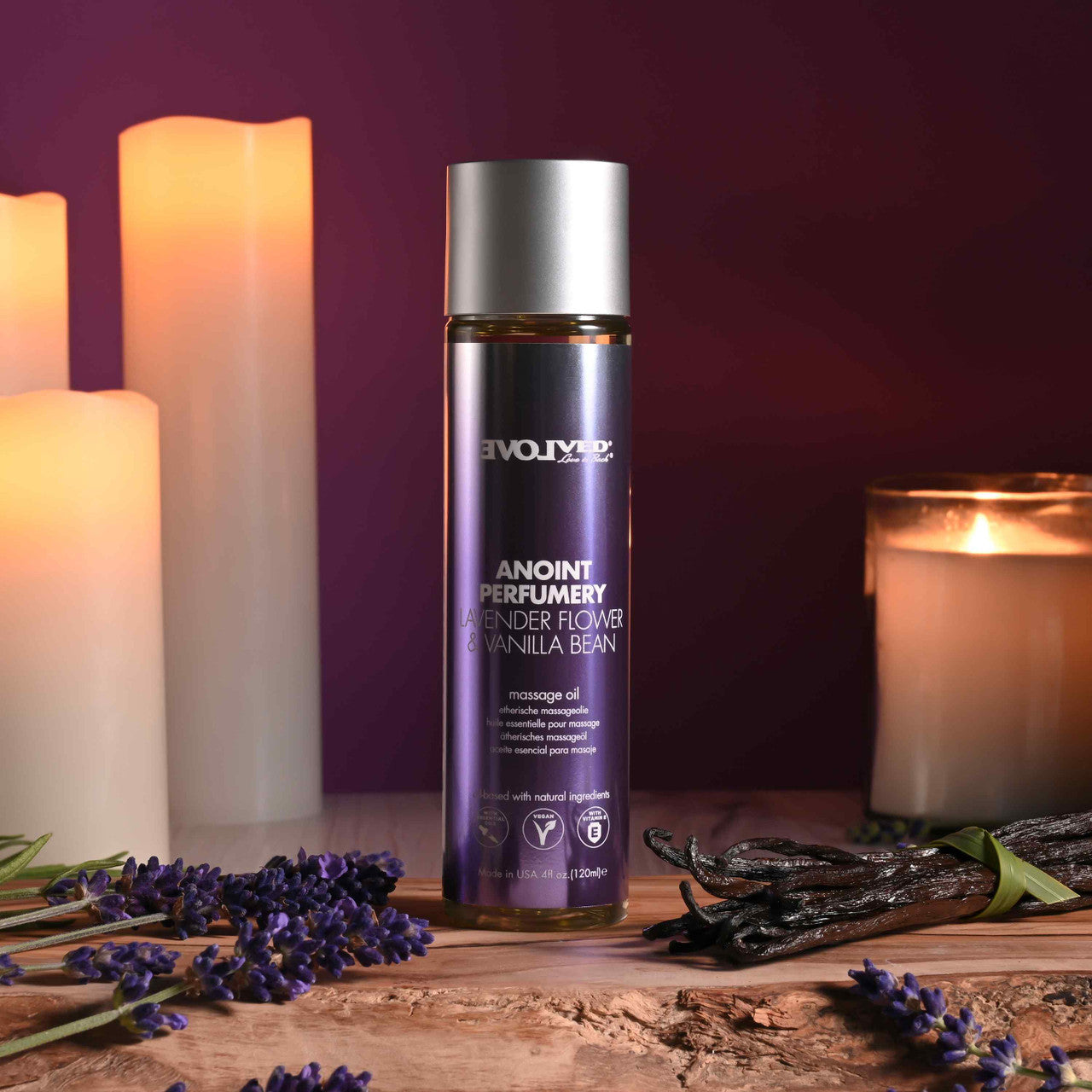 Anoint Perfumery Lavender Flower & Vanilla Massage Oil