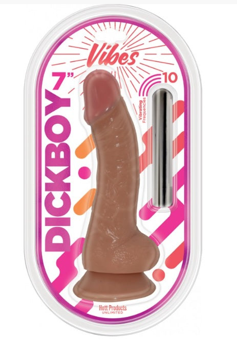 Dickboy Vibes Caramel Lovers 7 In Rechargeable Bullet