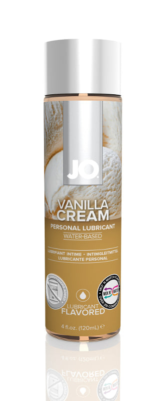 Jo H2o Vanilla Cream 4 Oz Flavored Lubricant