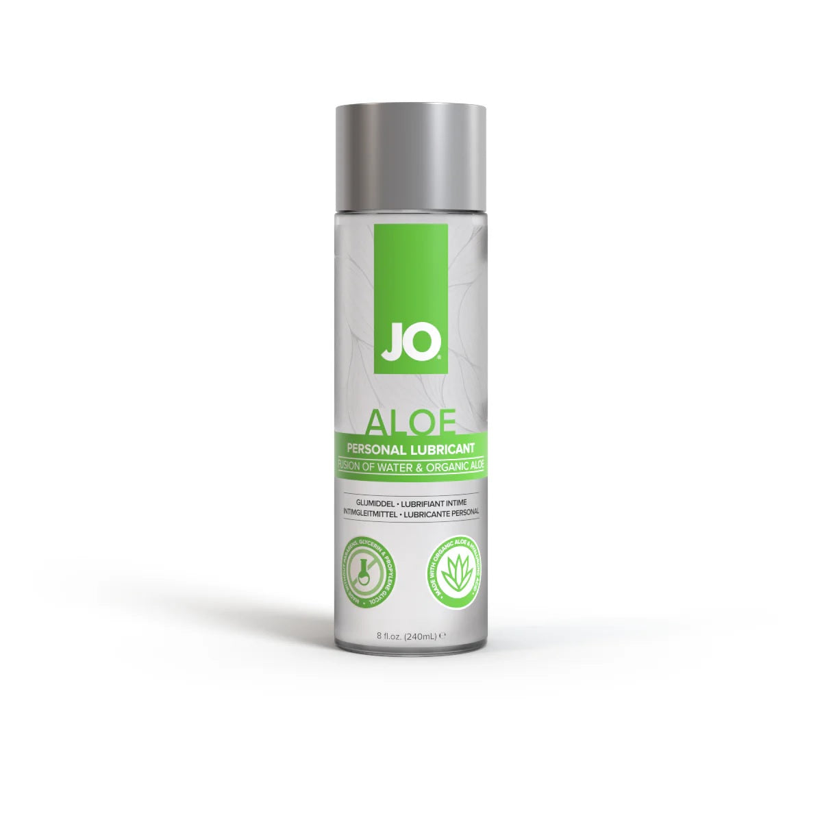 Jo Waterbased Aloe Original 8 Oz