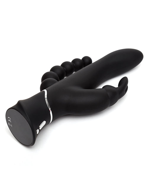 Happy Rabbit Triple Curve Rechargeable Rabbit Black