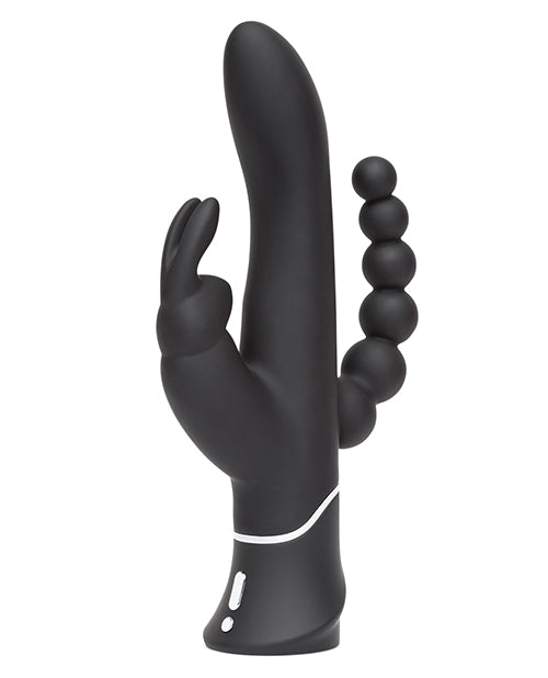 Happy Rabbit Triple Curve Rechargeable Rabbit Black