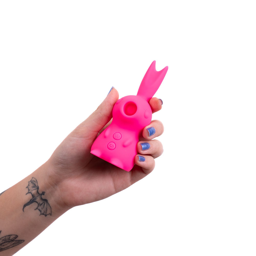 Hunni Bunny Shaped Suction Vibrator