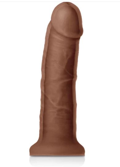 Colours Dual Density 7in Girth Dildo Brown