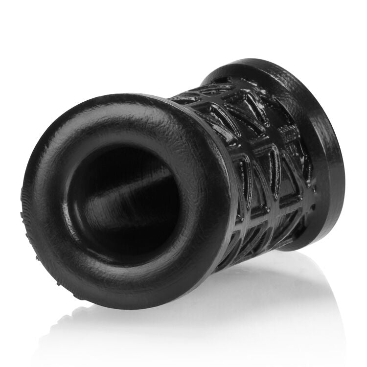 Morph Sleek Geometric Pattern Ballstretcher Silicone Smoosh Black