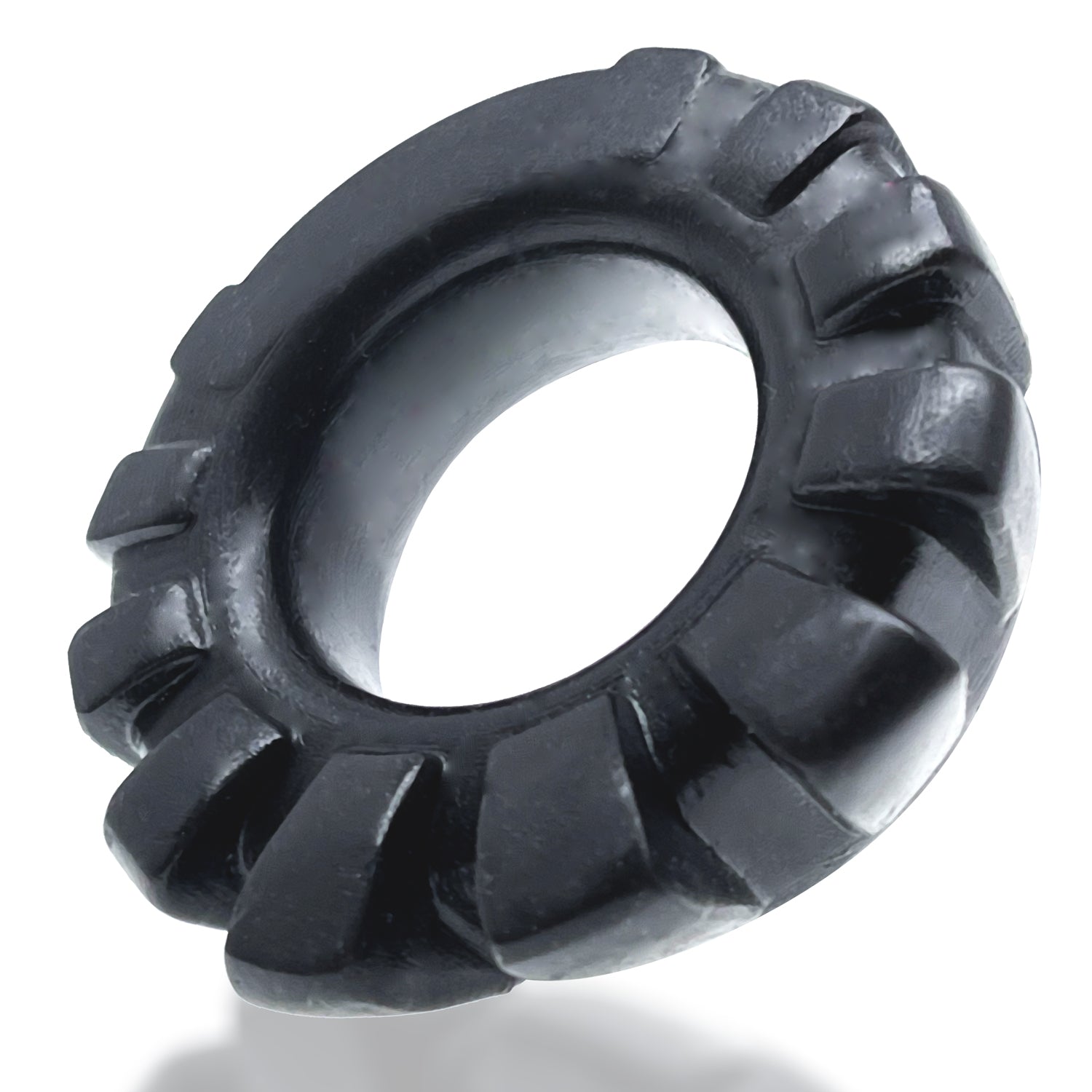 Cock-lug Lugged Cockring Black