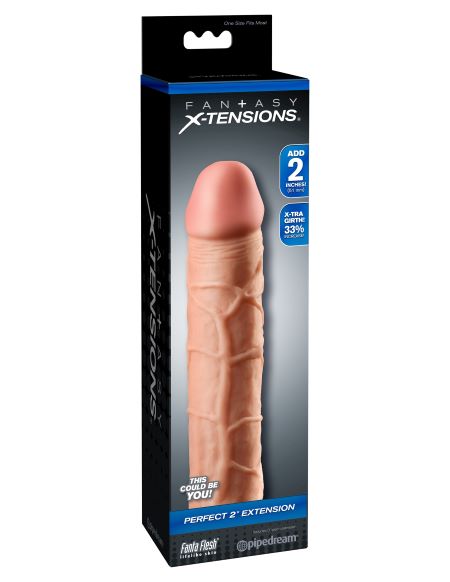 Fantasy X-tensions Perfect Extension 2in Flesh