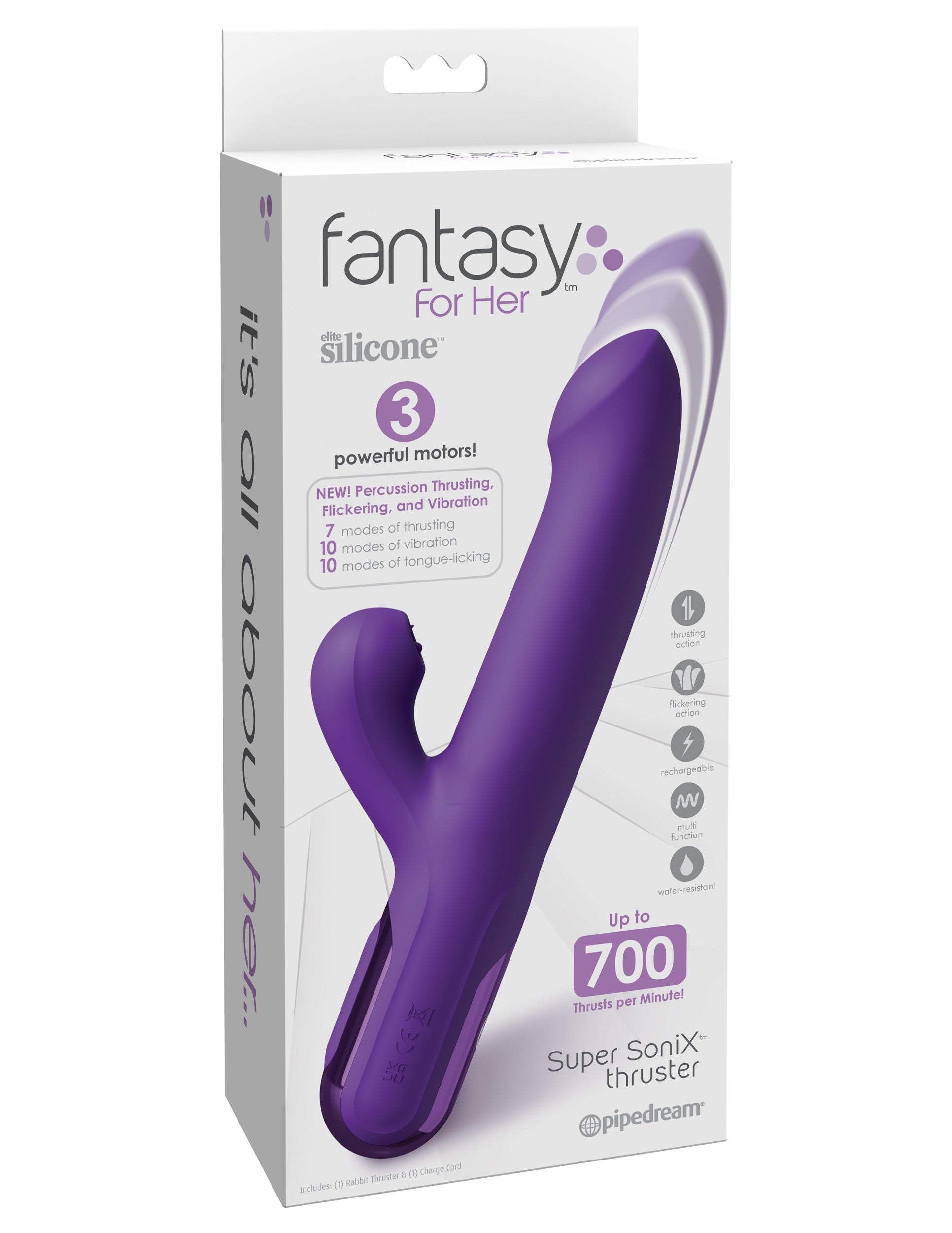 Fantasy For Her Super Sonix Thruster - Purple