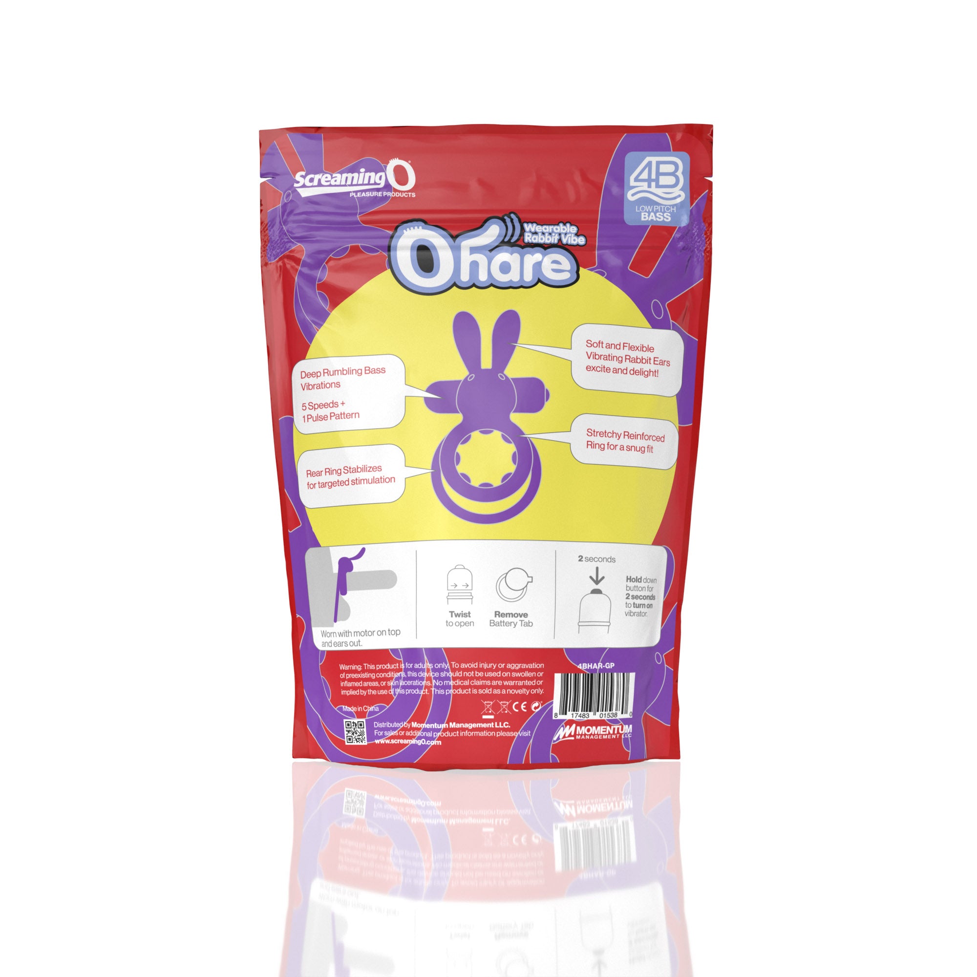 Screaming O 4b Ohare Grape (bass)