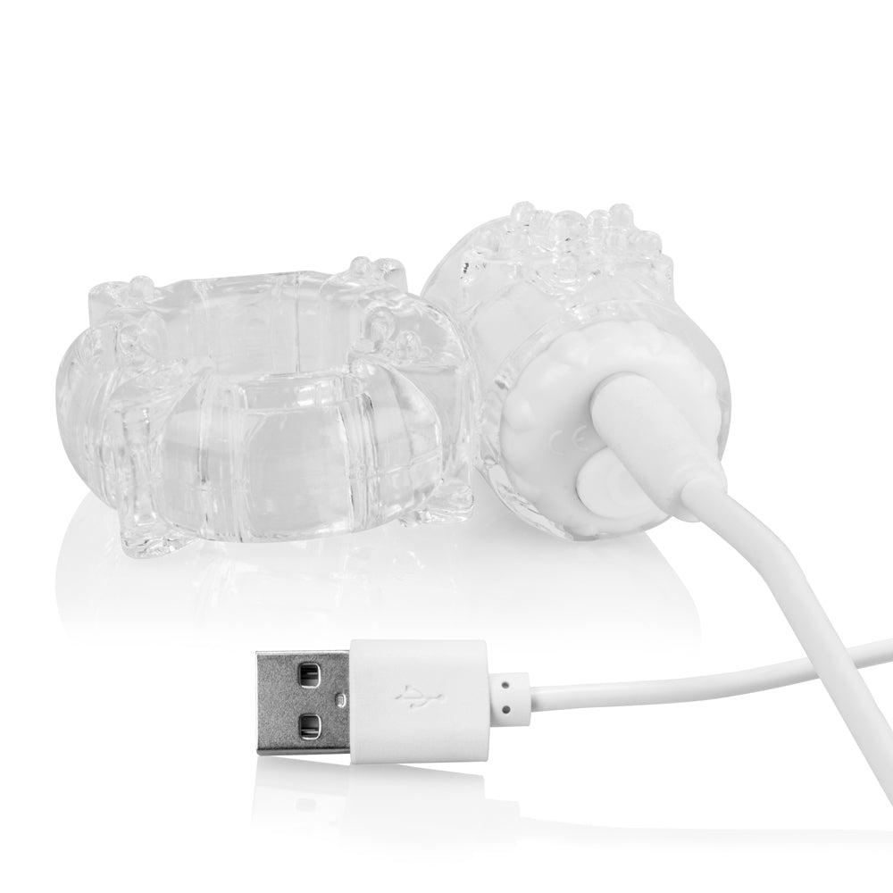 Screaming O Charged Big O Clear Cock Ring