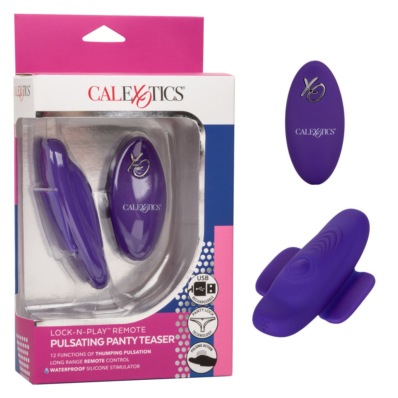 Lock-n-play Remote Pulsating Panty Teaser